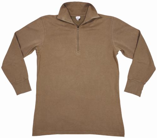 Artikelbild des Artikels “BW Rollkragenhemd, Tropen, braun, mit RV, gebr., “