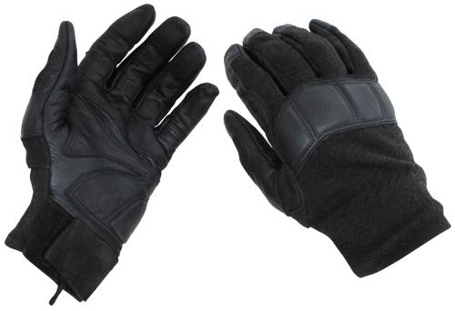 Artikelbild des Artikels “Österr. Fingerhandschuhe, Leder/Nomex, schwarz, gebr. “