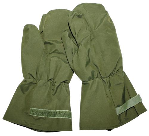 Product image of the product “GB mittens, OD green, lined, trigger finger, used ”