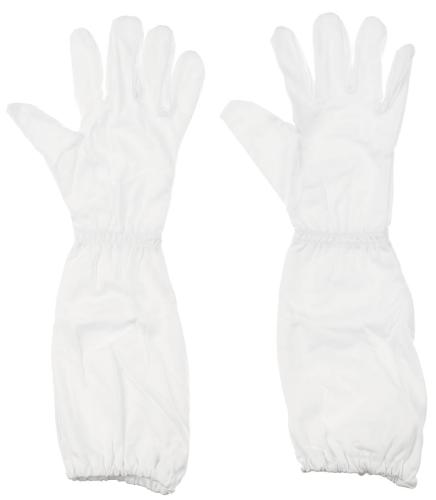 Artikelbild des Artikels “Brit. Fingerhandschuhe, weiß, mit Stulpe, FR, gebr. “