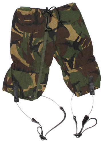 Product image of the product “GB gaiters, dpm camo, steel rope, used ”