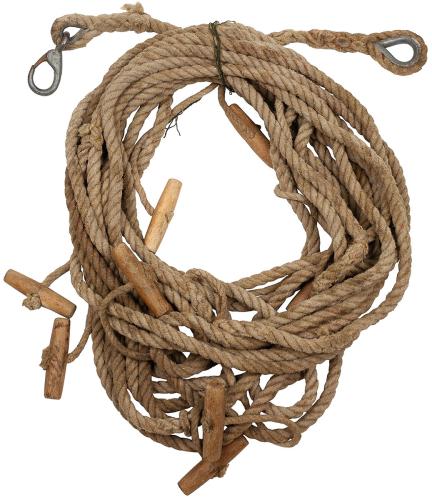 Artikelbild des Artikels “Schwed. Hanfseil, 16 mm, Länge ca. 20 m, gebr. “