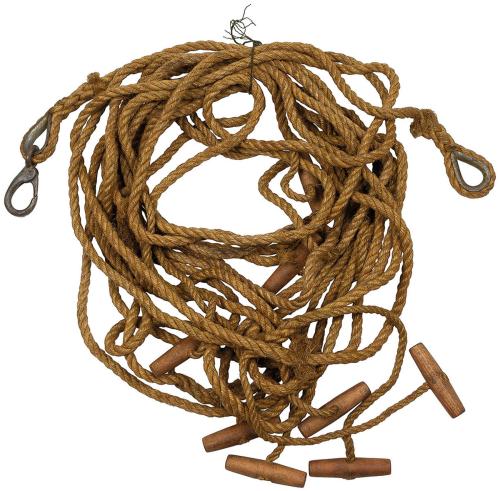 Artikelbild des Artikels “Schwed. Hanfseil, 13 mm, Länge ca. 20 m, gebr. “