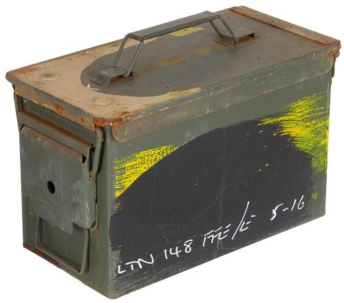 Artikelbild des Artikels “Brit. Munitionskiste, Gr .2, M2A1, Cal.50/5.56, gebr. “