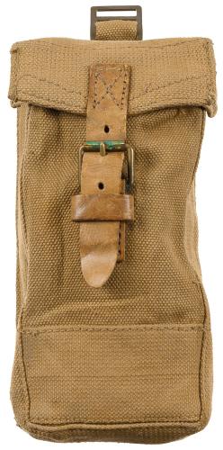 Artikelbild des Artikels “Ital. Magazintasche MKIII, Canvas, braun, orig., gebr. “