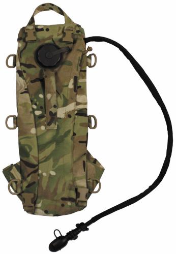Artikelbild des Artikels “Brit. Trinkrucksack, MTP tarn, gebr., TPU-Beutel neu “