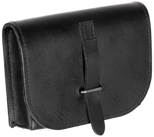 Artikelbild des Artikels “Ital. Koppeltasche, Leder, schwarz, Typ I, gebr. “