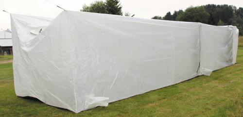 Artikelbild des Artikels “Brit. Zelt, weiß, neuwertig, (Container-Innenzelt) “