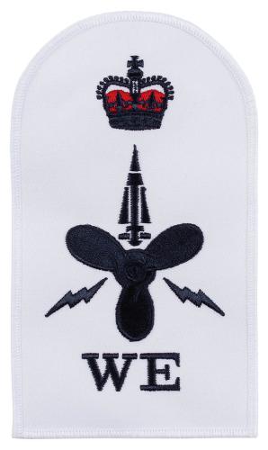 Artikelbild des Artikels “Brit. Stickabzeichen, weiß, 