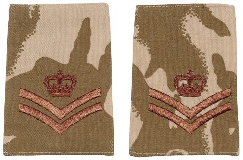 Artikelbild des Artikels “Brit. Schulterklappen, desert, 10 Paar, CORPORAL OF HORSE “