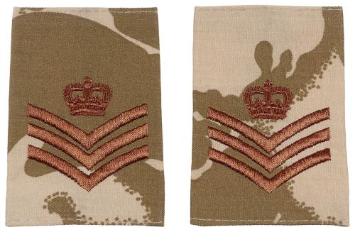 Artikelbild des Artikels “Brit. Schulterklappen, desert, 10 Paar, STAFF SERGEANT “