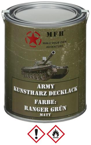Artikelbild des Artikels “Army Lack, RANGER GRÜN, matt, Dose, 1 l “