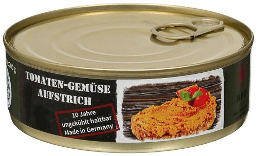 Artikelbild des Artikels “Tomaten-Gemüse-Aufstrich, Vollkonserve, 200 g, 7% Mwst. “