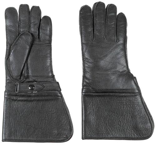 Image de l'article FR Gants en cuir, motocycliste, avec manchette, comme neuf 