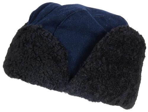 Artikelbild des Artikels “Schwed. Wintermütze, M 48, Marine, blau, gebr., TOP ZUST. “