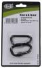 Artikelbild 2 des Artikels “Karabiner, Schraubverschluss, D 6mm x 6cm, 2er Pack,schwarz “