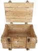 Artikelbild 2 des Artikels “Pol. Holzkiste, natur, gebr., Beschläge, Gr. 75 x 58 x 41 cm “