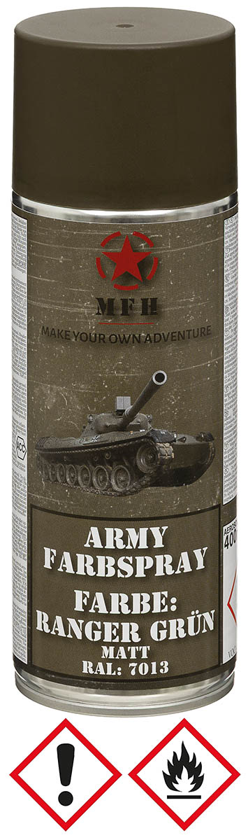 Artikelbild 1 des Artikels “Army Farbspray, RANGER GRÜN, matt, 400 ml “