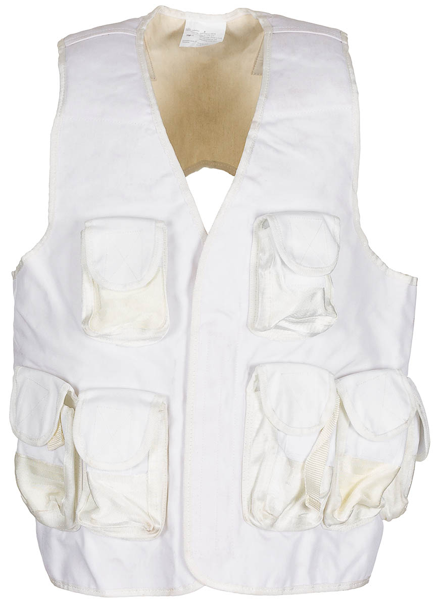 Artikelbild 1 des Artikels “Türk. Tactical Weste, weiß, neuw., mit Lagerspuren “