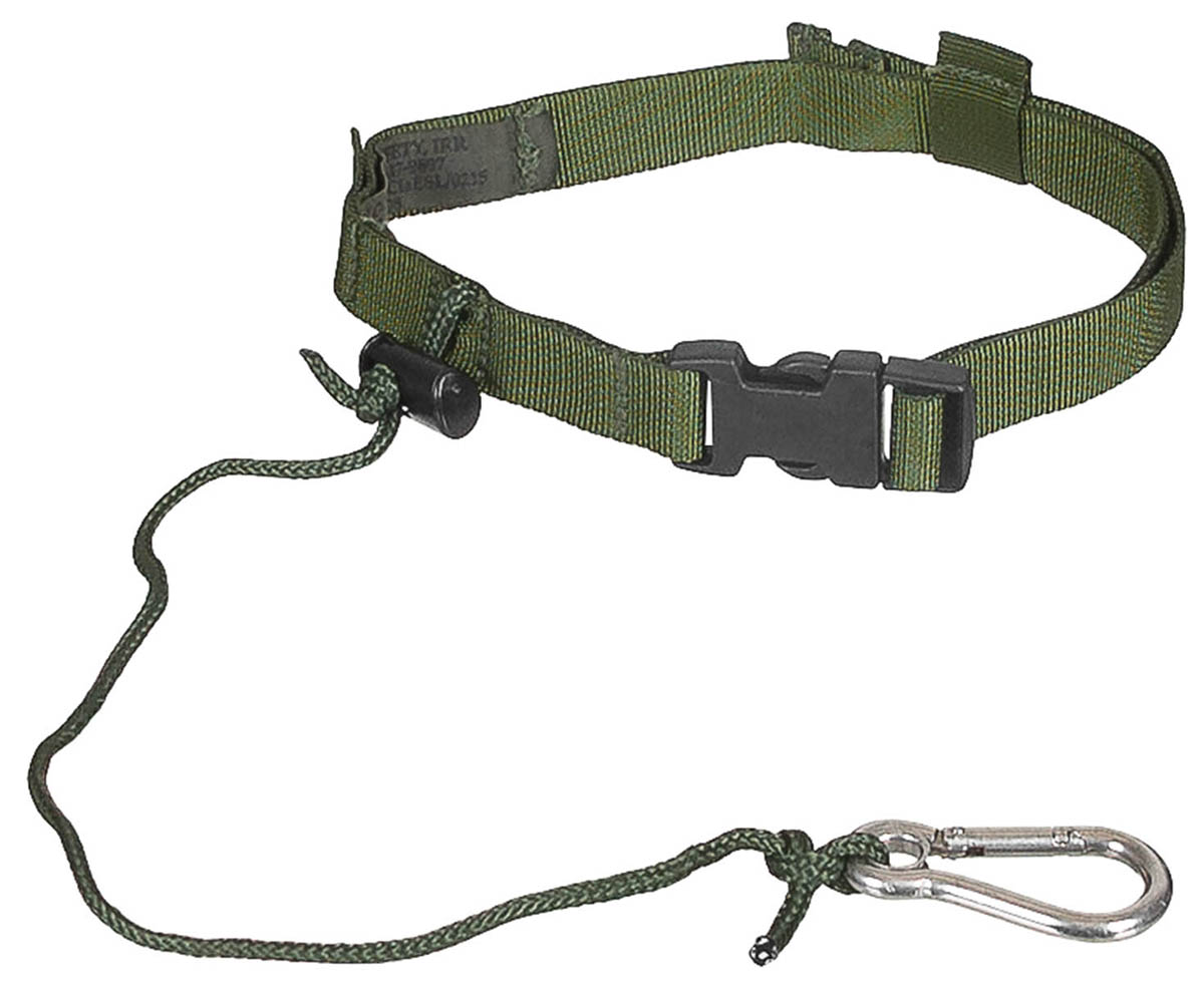 Artikelbild 1 des Artikels “Brit. Fangriemen, oliv, mit Karabiner, IRR, gebr. “