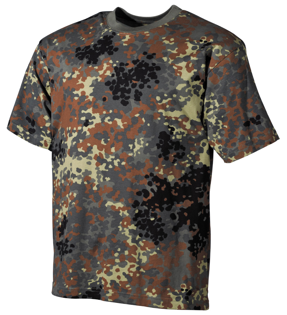 Image 1 de l'article US T-Shirt, manches courtes, flecktarn, 170 g/m² 