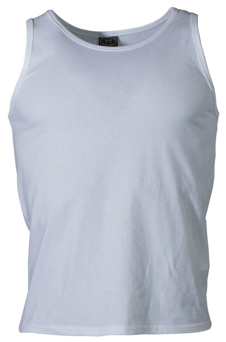 Product image 1 of the product “US Tank-Top, white, 170 g/m² ”