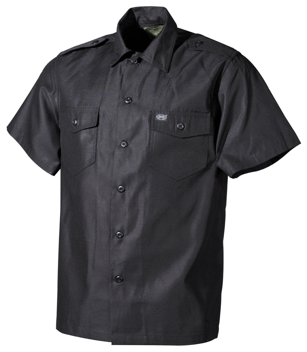 Artikelbild 1 des Artikels “US Hemd, kurzarm, schwarz  “