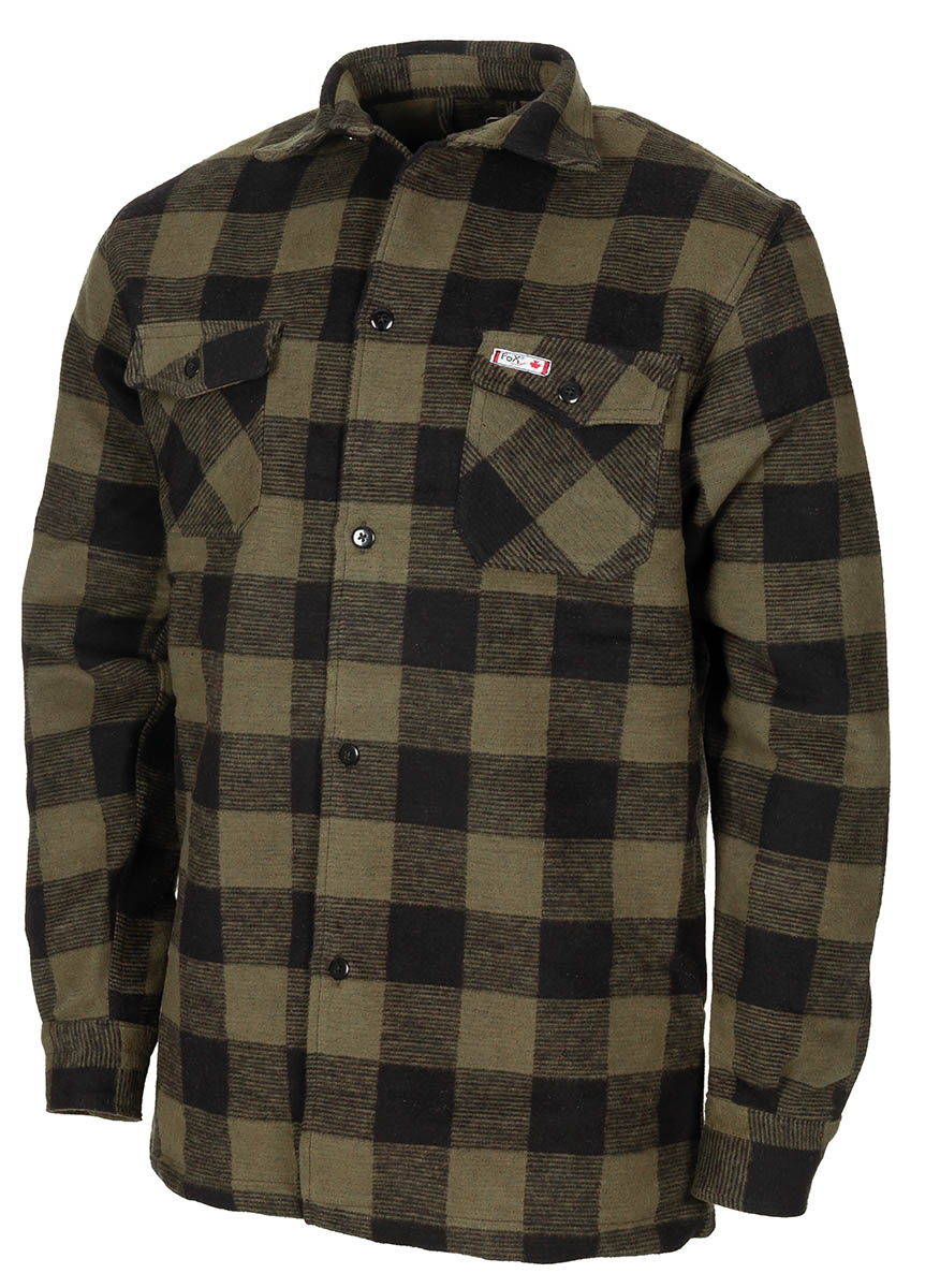 Artikelbild 1 des Artikels “Holzfällerhemd, oliv-schwarz, kariert “