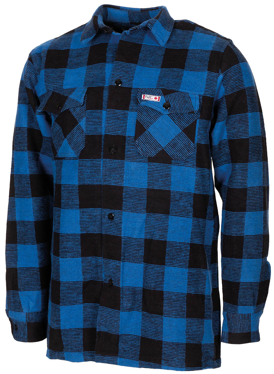 Artikelbild 1 des Artikels “Holzfällerhemd, blau-schwarz, kariert “