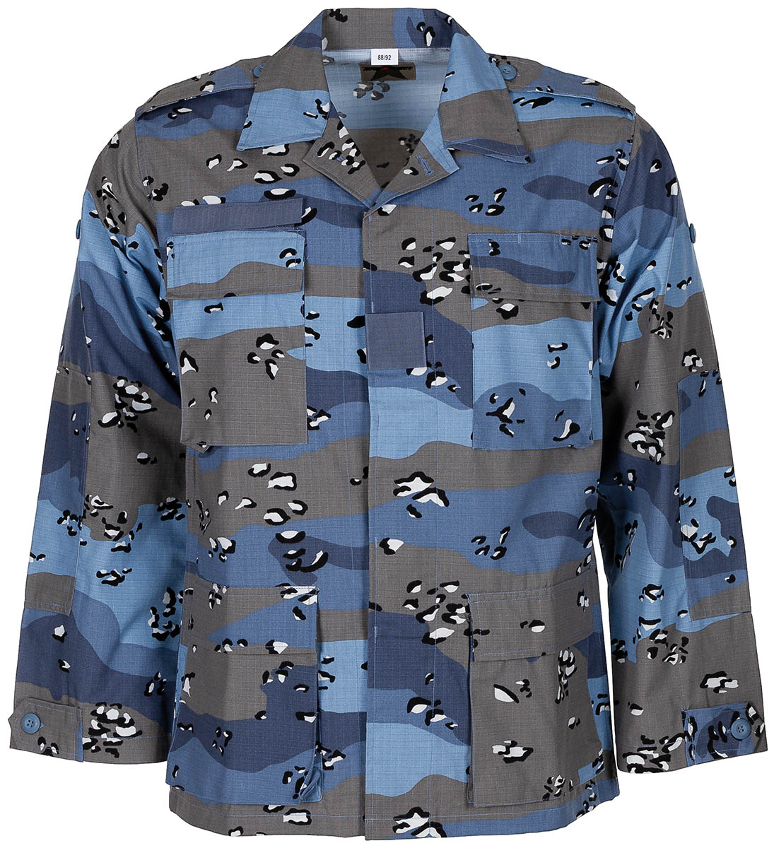 Image 1 de l'article US BDU Veste, Rip Stop, chocolate chip blue camo 
