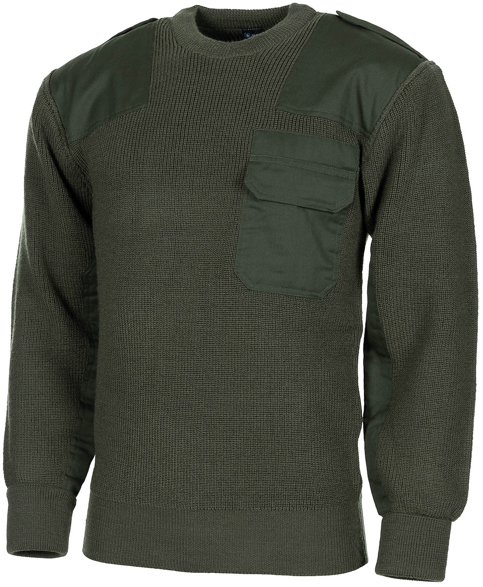 Artikelbild 1 des Artikels “BW Pullover, mit Brusttasche, oliv “