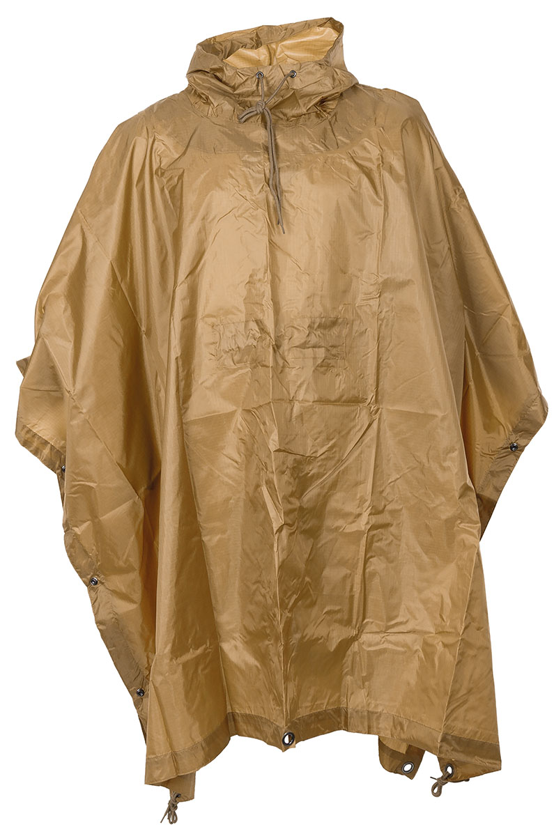 Artikelbild 1 des Artikels “Poncho, Rip Stop, coyote tan, ca. 144 x 223 cm “