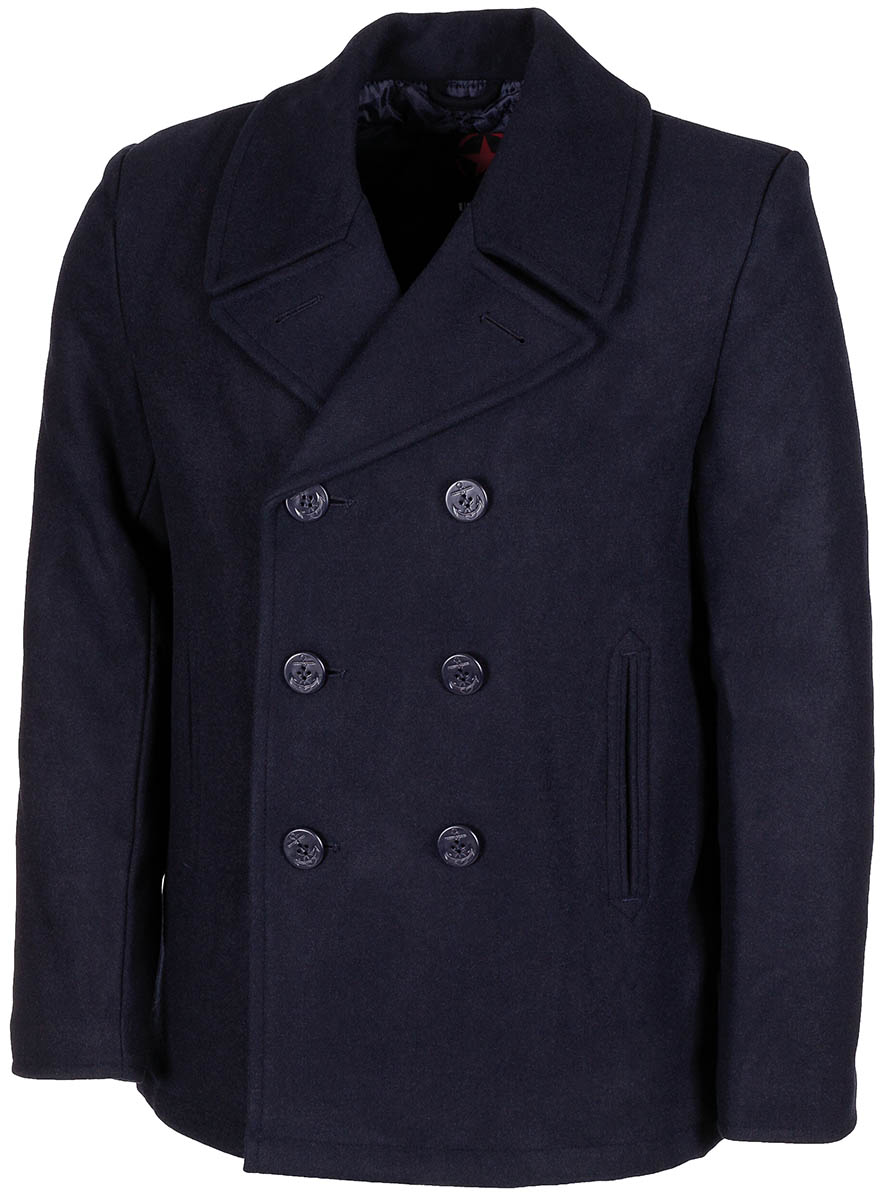 Artikelbild 1 des Artikels “US Pea Coat, blau, mit blauen Knöpfen “