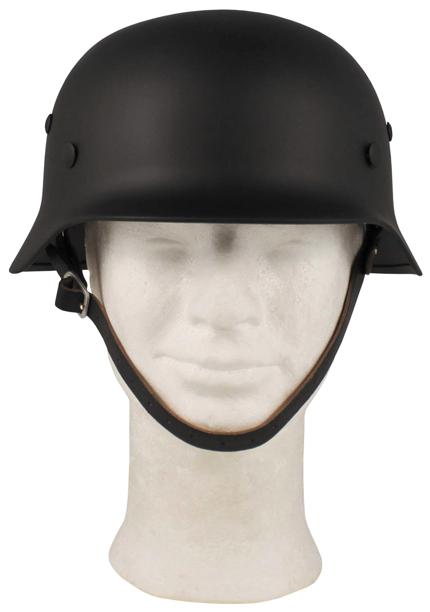 Artikelbild 1 des Artikels “Stahlhelm WW II, schwarz, mit Leder-Innenteil “