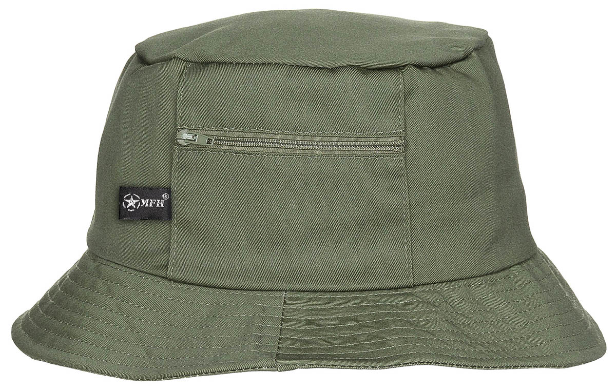 Artikelbild 1 des Artikels “Schlapphut (Fischermütze), kleine Seitentasche, oliv “