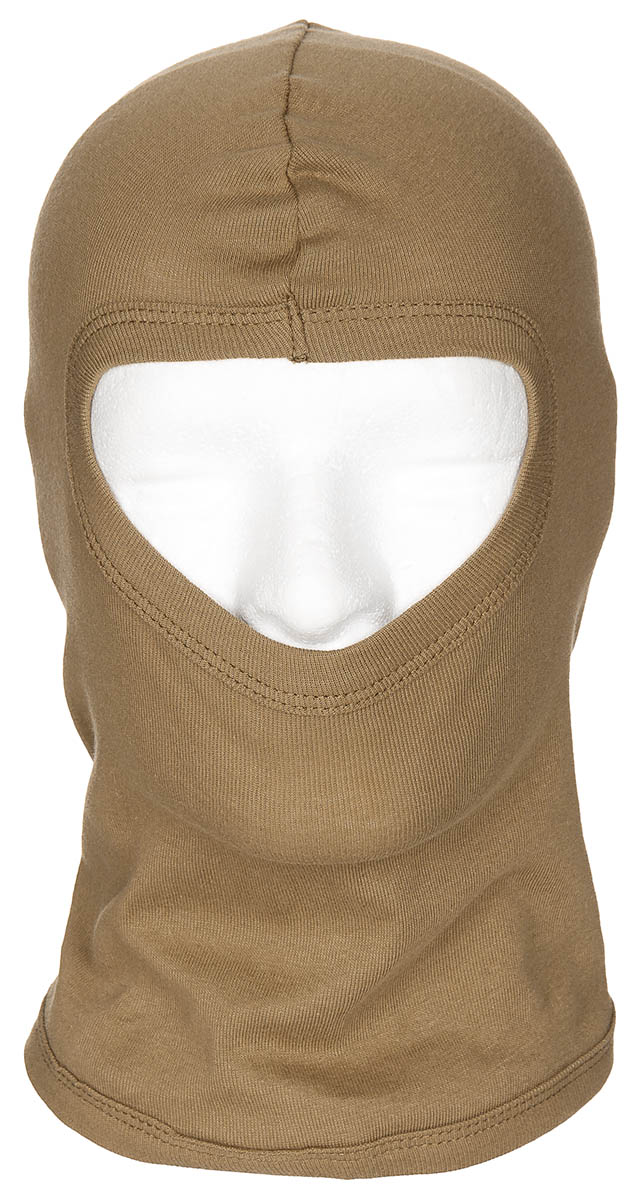 Artikelbild 1 des Artikels “Balaclava, 1-Loch, dünn, coyote tan, 100 % Baumwolle “