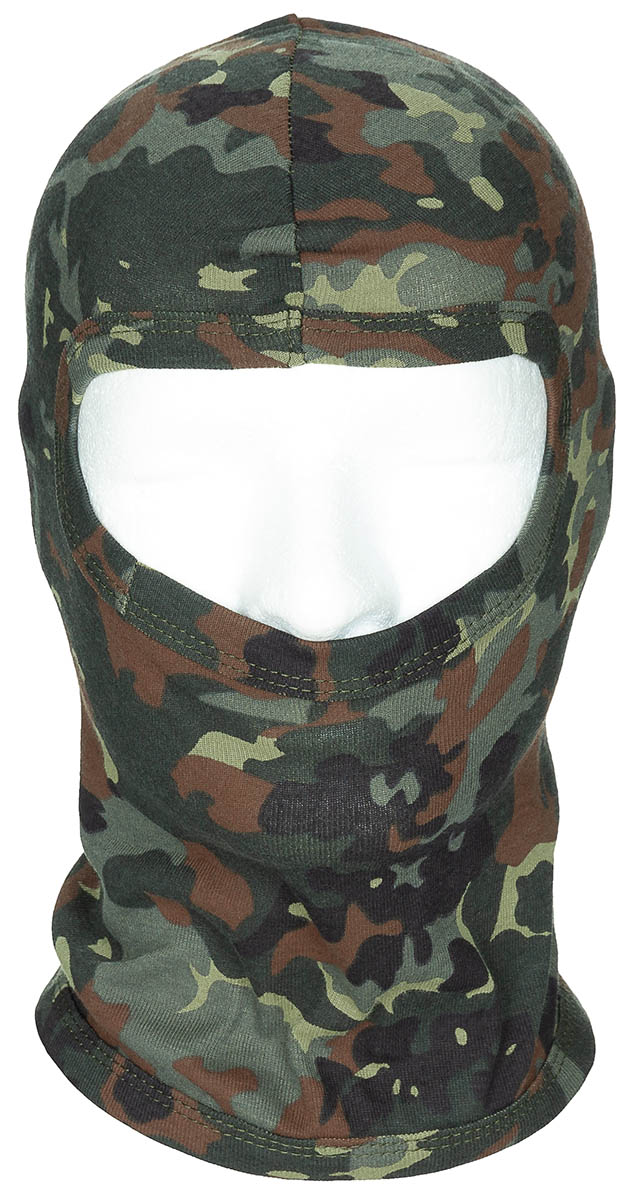 Artikelbild 1 des Artikels “Balaclava, 1-Loch, dünn, flecktarn, 100 % Baumwolle “