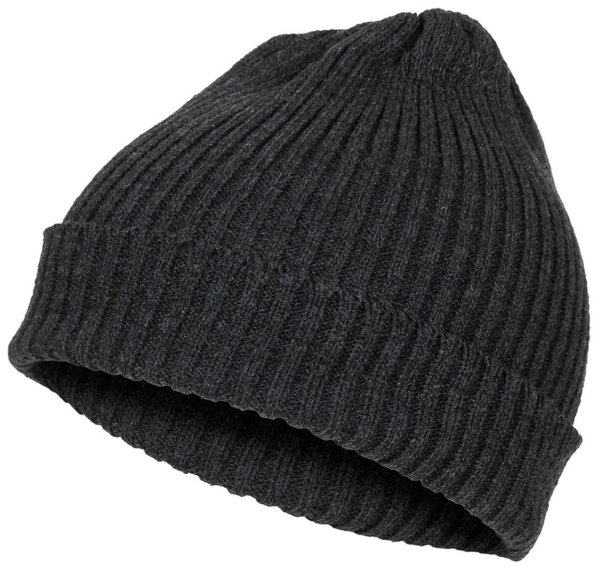 Artikelbild 1 des Artikels “Rollmütze, Polyacryl, anthrazit, Rip, kurz “