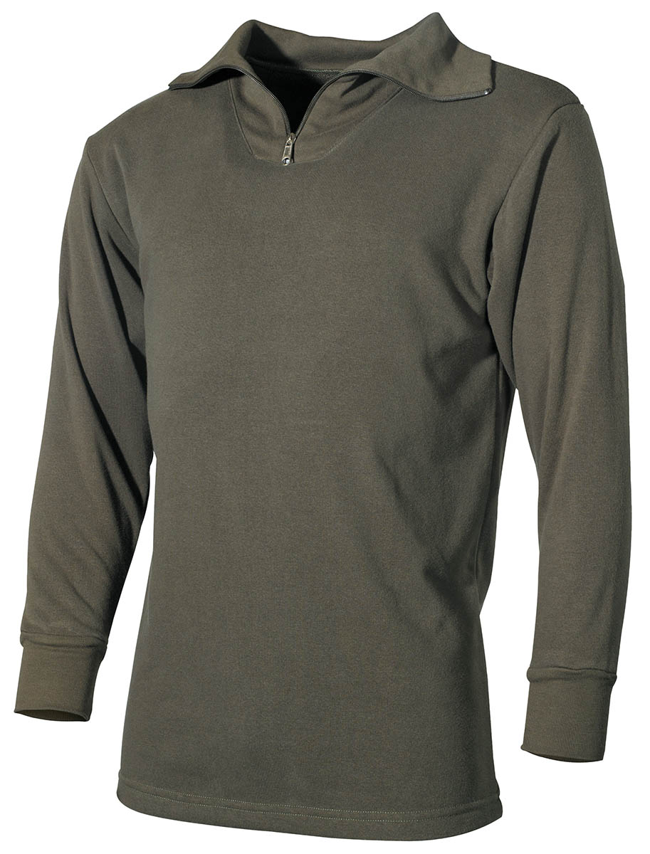 Artikelbild 1 des Artikels “BW Plüsch-Rollkragenhemd, oliv  “