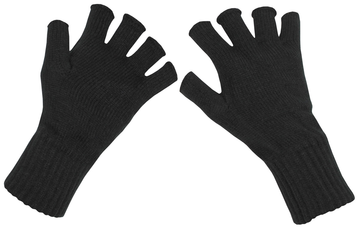 Artikelbild 1 des Artikels “Strick-Handschuhe, schwarz, ohne Finger “