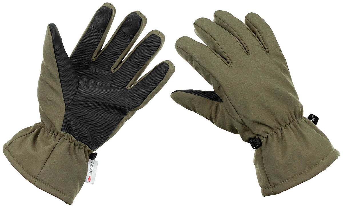 Artikelbild 1 des Artikels “Fingerhandschuhe, Softshell, oliv, 3M™ Thinsulate™ “