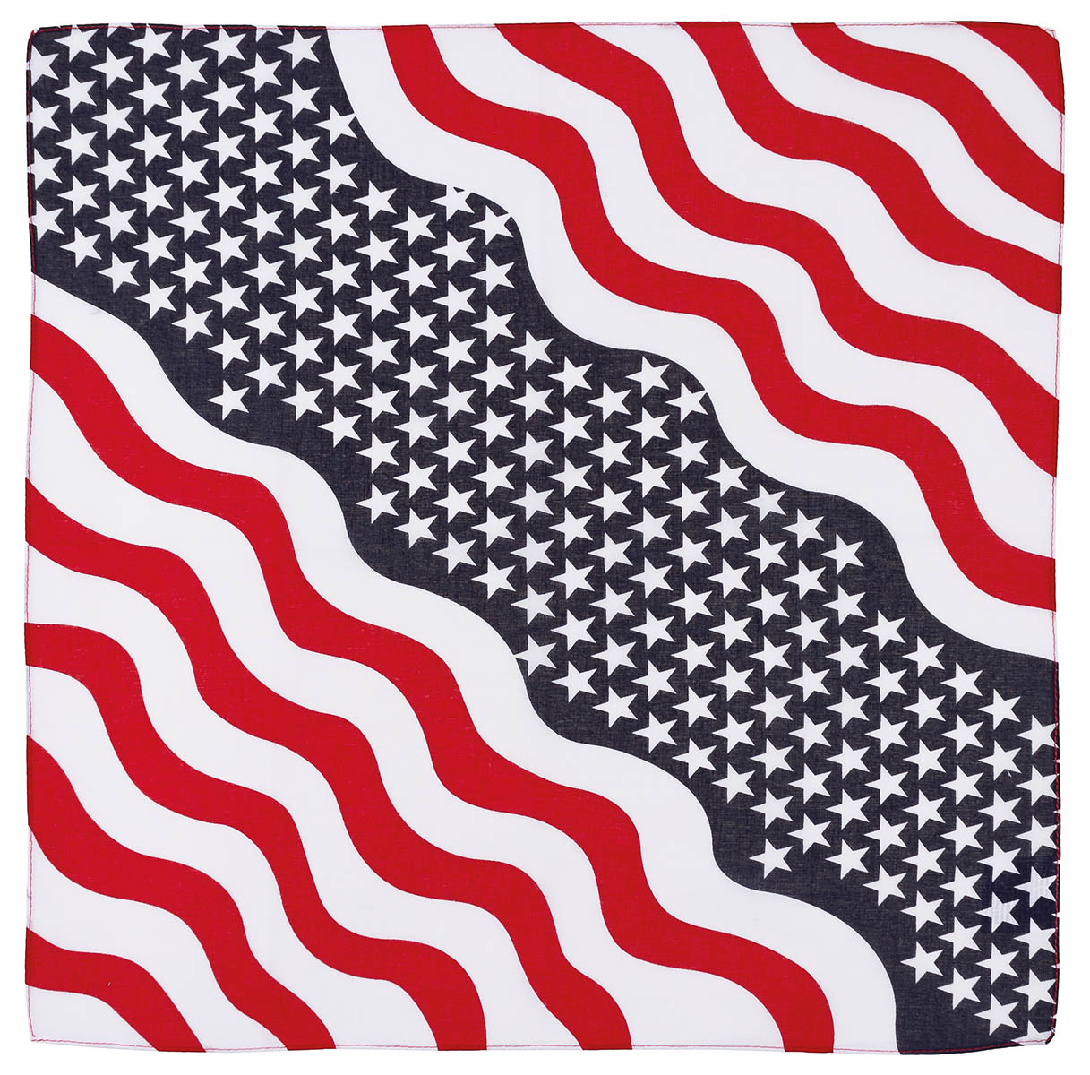 Artikelbild 1 des Artikels “Bandana, Stars und Stripes, ca. 55 x 55 cm, Baumwolle “