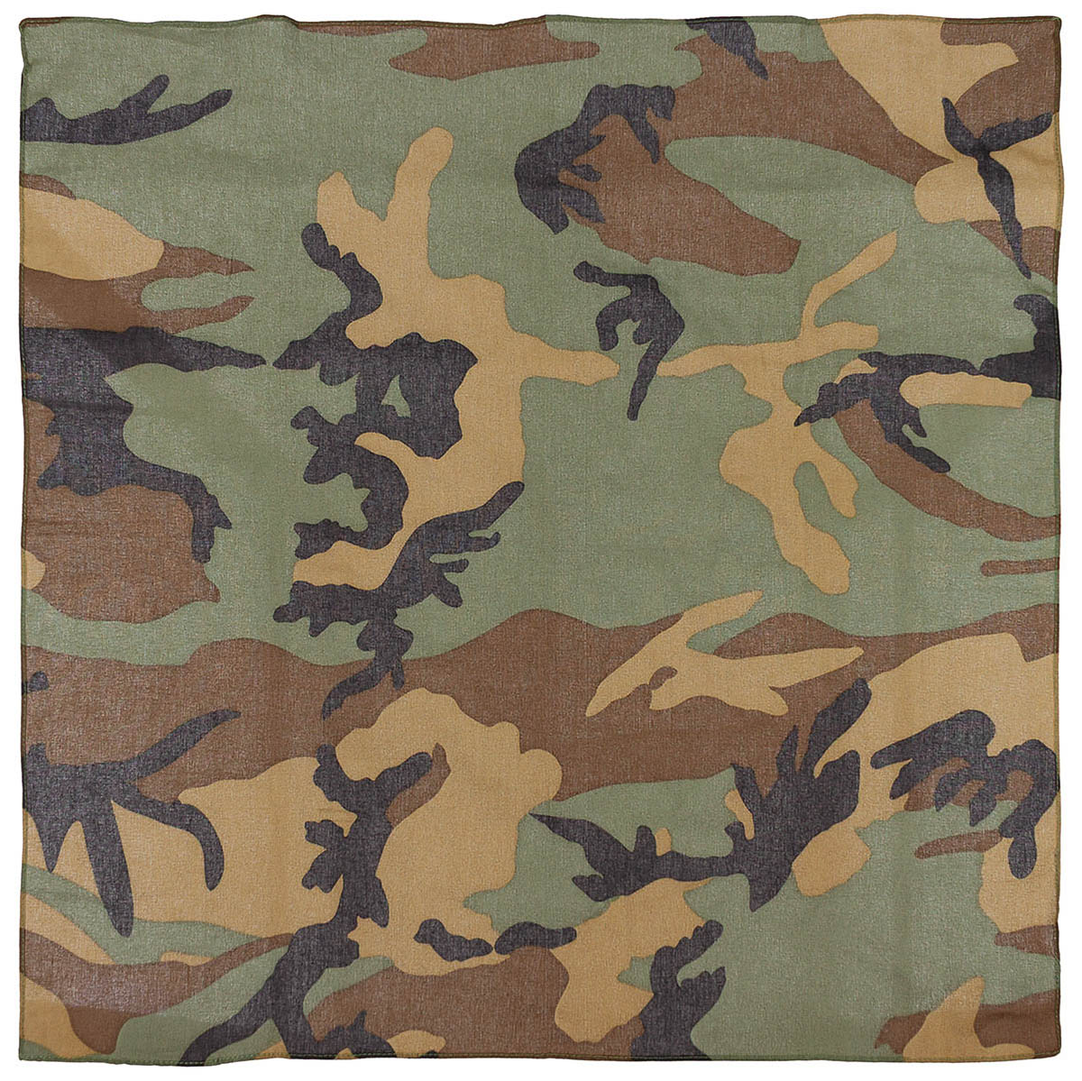 Image 1 de l'article Bandana, woodland, ca. 55 x 55 cm, Coton 