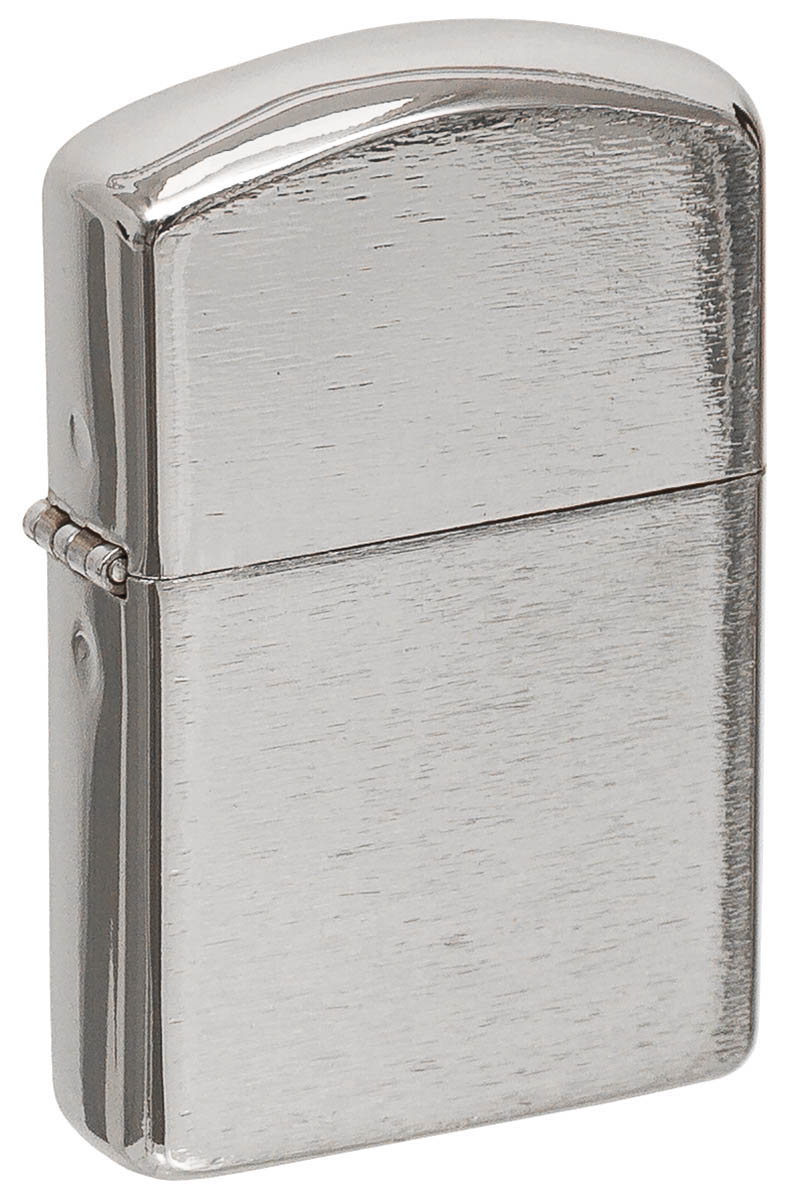 Artikelbild 1 des Artikels “Benzin-Sturmfeuerzeug, chrom gebürstet, unbefüllt “