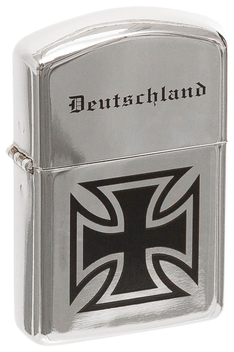 Artikelbild 1 des Artikels “Benzin-Sturmfeuerzeug, chrom poliert, 