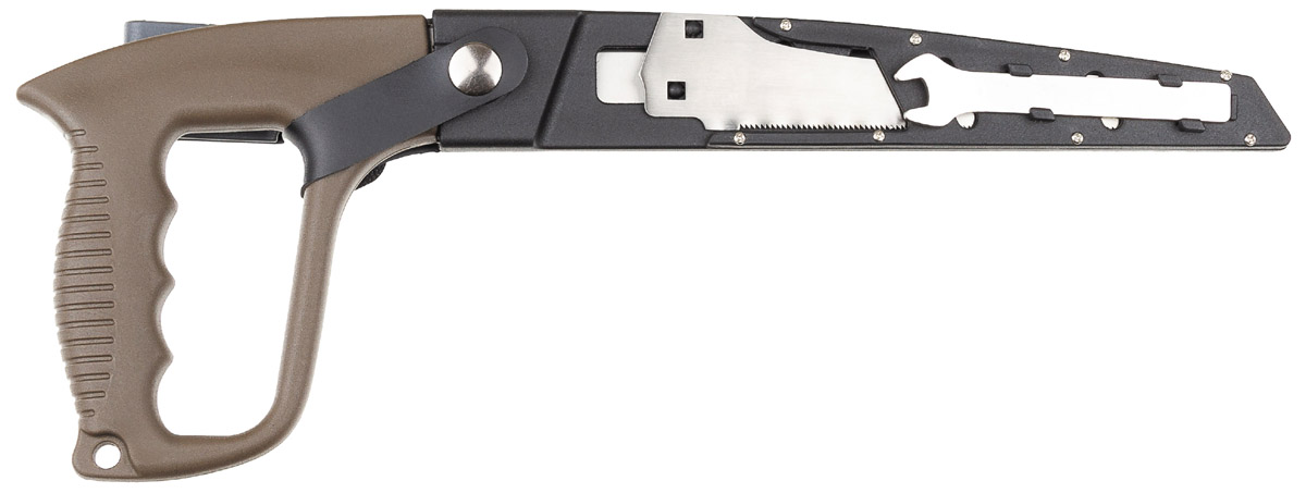 Artikelbild 1 des Artikels “Handsäge, 2 Sägeblätter, Scheide mit Gürtelclip “