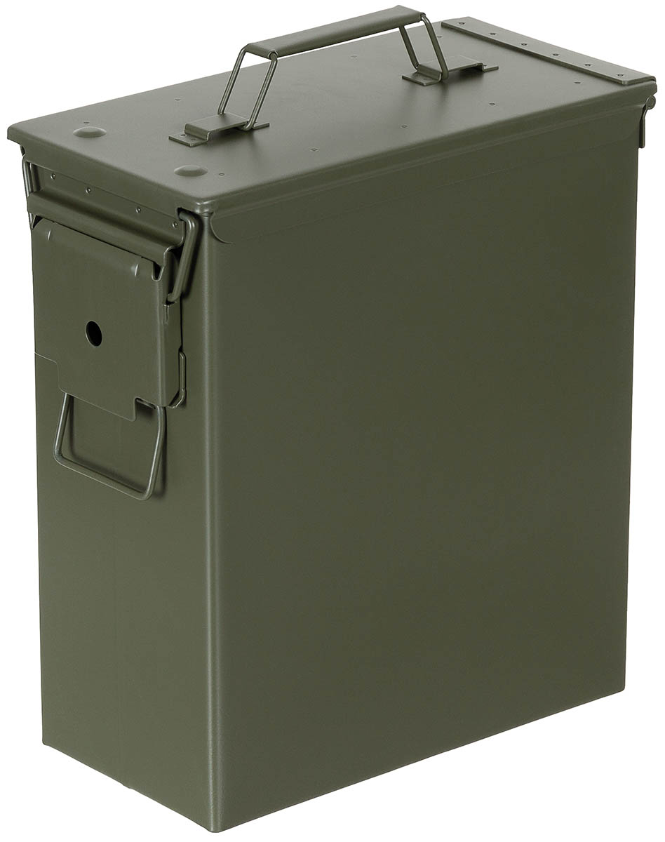 Product image 1 of the product “US Ammo Box, cal. 50, large, PA 60, Metal, OD green ”