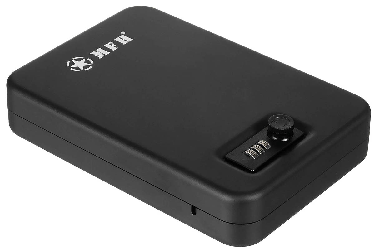 Artikelbild 1 des Artikels “Sicherheitskassette, schwarz, Metall, mit Zahlenschloss “