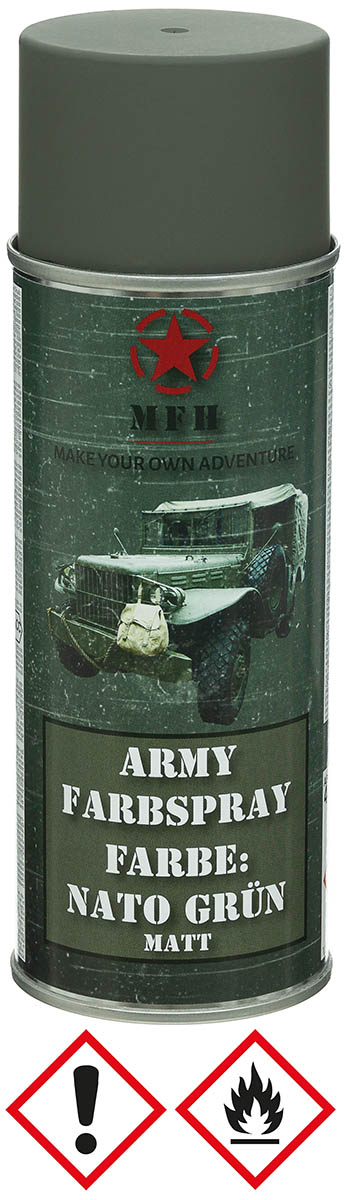 Artikelbild 1 des Artikels “Army Farbspray, NATO GRÜN, matt, 400 ml “
