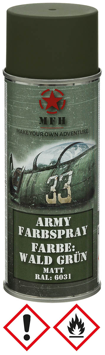 Artikelbild 1 des Artikels “Army Farbspray, WALD GRÜN, matt, 400 ml “